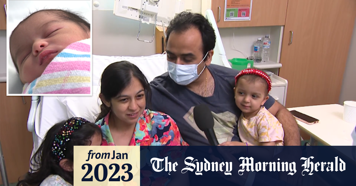 Video First baby born on New Year's Day in NSW